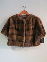 Mid brown mink cape/jacket 