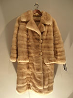 Azurine mink coat that zips off to a jacket