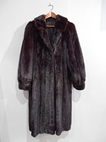 Black mink coat (148cm)