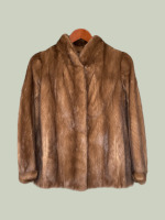 Mid brown mink jacket